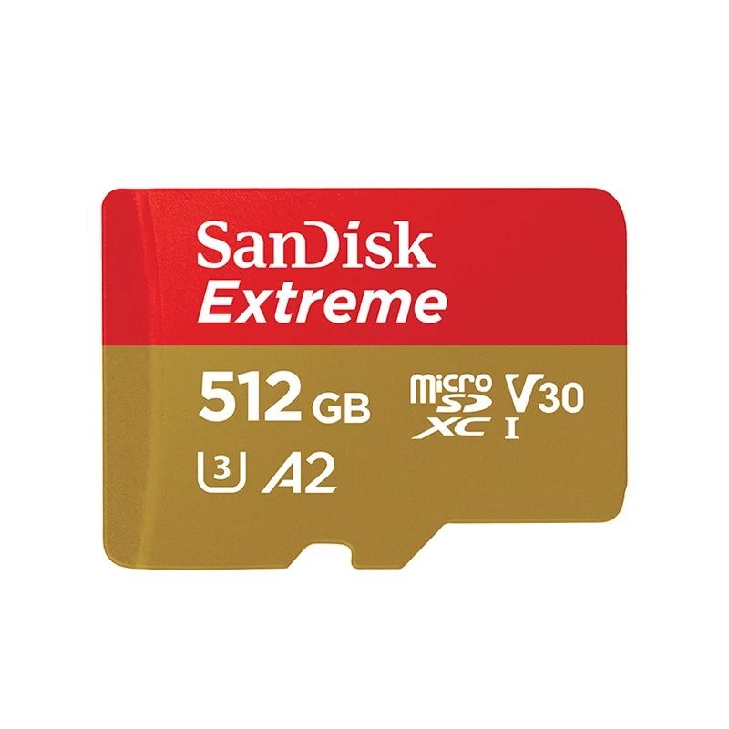SanDisk ͽƮ microSDXC UHS-I ޸ ī,  , ִ 190 MB/s, C10, U3, V30, 4K, 5K, A2, ũ SD ī, 128GB, 256GB